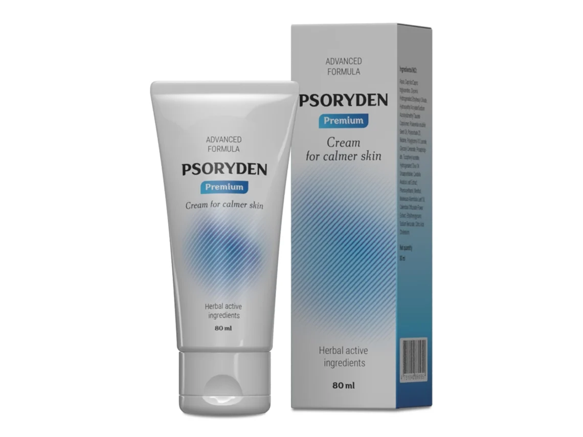 Psoryden Premium crema natural para calmar la piel irritada y aliviar los síntomas de la psoriasis
